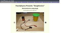 Desktop Screenshot of fearofphysics.com