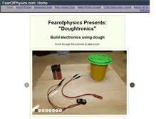 Tablet Screenshot of fearofphysics.com